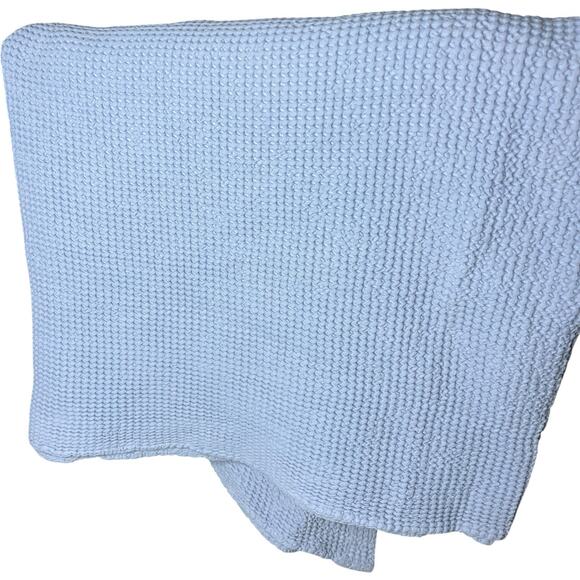 Annie Selke Pine Cone Hill Bubble Matelasse King Coverlet 2 Euro Shams Waffle - Picture 1 of 5